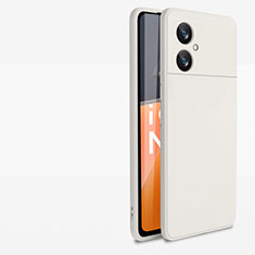 Xiaomi Poco M4 5G用360度 フルカバー極薄ソフトケース シリコンケース 耐衝撃 全面保護 バンパー YK2 Xiaomi ホワイト