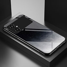 Xiaomi Poco M4 5G用ハイブリットバンパーケース プラスチック パターン 鏡面 カバー LS1 Xiaomi グレー