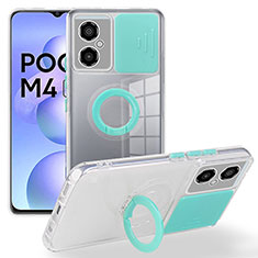 Xiaomi Poco M4 5G用360度 フルカバー極薄ソフトケース シリコンケース 耐衝撃 全面保護 バンパー MJ1 Xiaomi ライトグリーン