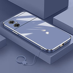 Xiaomi Poco M4 5G用極薄ソフトケース シリコンケース 耐衝撃 全面保護 S01 Xiaomi ラベンダーグレー