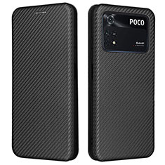 Xiaomi Poco M4 Pro 4G用手帳型 レザーケース スタンド カバー L06Z Xiaomi ブラック