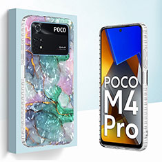 Xiaomi Poco M4 Pro 4G用シリコンケース ソフトタッチラバー バタフライ パターン カバー Y04B Xiaomi マルチカラー