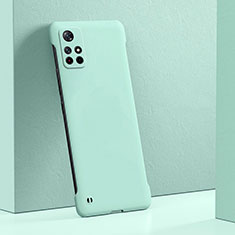 Xiaomi Poco M4 Pro 5G用ハードケース プラスチック 質感もマット カバー YK5 Xiaomi シアン