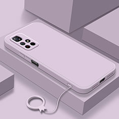 Xiaomi Poco M4 Pro 5G用360度 フルカバー極薄ソフトケース シリコンケース 耐衝撃 全面保護 バンパー YK6 Xiaomi ラベンダー