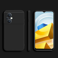Xiaomi Poco M5 4G用360度 フルカバー極薄ソフトケース シリコンケース 耐衝撃 全面保護 バンパー YK1 Xiaomi ブラック