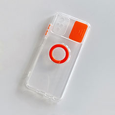 Xiaomi Poco M5S用360度 フルカバー極薄ソフトケース シリコンケース 耐衝撃 全面保護 バンパー MJ1 Xiaomi オレンジ