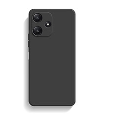 Xiaomi Poco M6 Pro 5G用360度 フルカバー極薄ソフトケース シリコンケース 耐衝撃 全面保護 バンパー YK4 Xiaomi ブラック