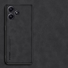 Xiaomi Poco M6 Pro 5G用ケース 高級感 手触り良いレザー柄 S01 Xiaomi ブラック