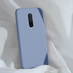 Xiaomi Poco X2用360度 フルカバー極薄ソフトケース シリコンケース 耐衝撃 全面保護 バンパー Xiaomi グレー