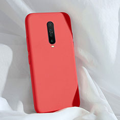 Xiaomi Poco X2用360度 フルカバー極薄ソフトケース シリコンケース 耐衝撃 全面保護 バンパー Xiaomi レッド