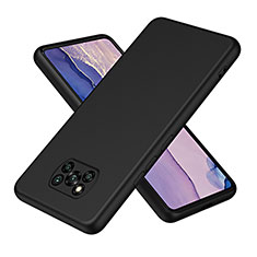 Xiaomi Poco X3用360度 フルカバー極薄ソフトケース シリコンケース 耐衝撃 全面保護 バンパー H01P Xiaomi ブラック