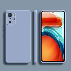 Xiaomi Poco X3 GT 5G用360度 フルカバー極薄ソフトケース シリコンケース 耐衝撃 全面保護 バンパー YK2 Xiaomi ラベンダーグレー