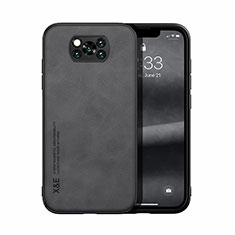 Xiaomi Poco X3 NFC用ケース 高級感 手触り良いレザー柄 DY1 Xiaomi ブラック