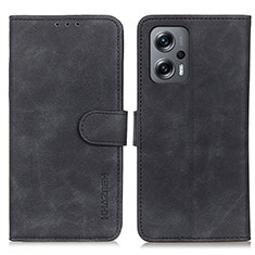 Xiaomi Poco X4 GT 5G用手帳型 レザーケース スタンド カバー K03Z Xiaomi ブラック