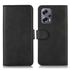 Xiaomi Poco X4 GT 5G用手帳型 レザーケース スタンド カバー D03Y Xiaomi ブラック