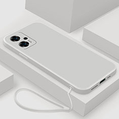 Xiaomi Poco X4 GT 5G用360度 フルカバー極薄ソフトケース シリコンケース 耐衝撃 全面保護 バンパー YK8 Xiaomi ホワイト