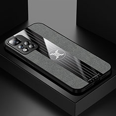 Xiaomi Poco X4 NFC用極薄ソフトケース シリコンケース 耐衝撃 全面保護 X01L Xiaomi グレー