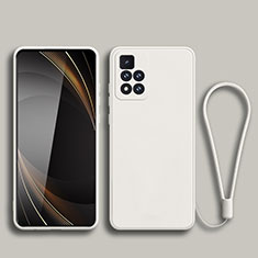 Xiaomi Poco X4 NFC用360度 フルカバー極薄ソフトケース シリコンケース 耐衝撃 全面保護 バンパー YK3 Xiaomi ホワイト