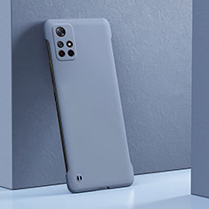 Xiaomi Poco X4 NFC用ハードケース プラスチック 質感もマット カバー YK4 Xiaomi ラベンダーグレー