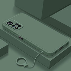 Xiaomi Poco X4 NFC用360度 フルカバー極薄ソフトケース シリコンケース 耐衝撃 全面保護 バンパー YK8 Xiaomi グリーン