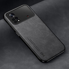 Xiaomi Poco X4 Pro 5G用ケース 高級感 手触り良いレザー柄 DY2 Xiaomi ブラック