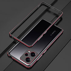 Xiaomi Poco X5 5G用ケース 高級感 手触り良い アルミメタル 製の金属製 バンパー カバー S01 Xiaomi レッド・ブラック