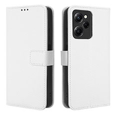 Xiaomi Poco X5 Pro 5G用手帳型 レザーケース スタンド カバー BY1 Xiaomi ホワイト