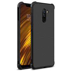 Xiaomi Pocophone F1用シリコンケース ソフトタッチラバー カバー Xiaomi ブラック