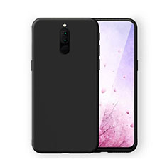 Xiaomi Redmi 8用360度 フルカバー極薄ソフトケース シリコンケース 耐衝撃 全面保護 バンパー S03 Xiaomi ブラック