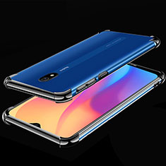 Xiaomi Redmi 8A用極薄ソフトケース シリコンケース 耐衝撃 全面保護 クリア透明 H01 Xiaomi ブラック