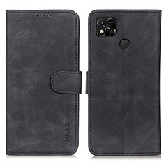 Xiaomi Redmi 9 Activ用手帳型 レザーケース スタンド カバー K03Z Xiaomi ブラック