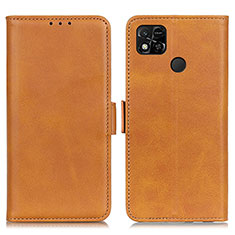 Xiaomi Redmi 9 Activ用手帳型 レザーケース スタンド カバー M15L Xiaomi ライト・ブラウン