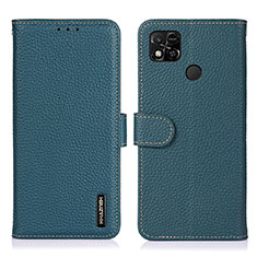 Xiaomi Redmi 9 Activ用手帳型 レザーケース スタンド カバー B01H Xiaomi グリーン