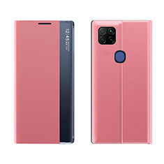 Xiaomi Redmi 9 Activ用手帳型 レザーケース スタンド カバー Q04H Xiaomi ローズゴールド