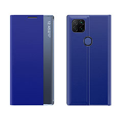 Xiaomi Redmi 9 Activ用手帳型 レザーケース スタンド カバー Q04H Xiaomi ネイビー