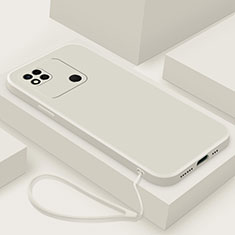 Xiaomi Redmi 9 Activ用360度 フルカバー極薄ソフトケース シリコンケース 耐衝撃 全面保護 バンパー YK4 Xiaomi ホワイト