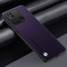 Xiaomi Redmi 9 Activ用ケース 高級感 手触り良いレザー柄 S02 Xiaomi パープル