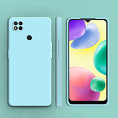 Xiaomi Redmi 9 Activ用360度 フルカバー極薄ソフトケース シリコンケース 耐衝撃 全面保護 バンパー YK1 Xiaomi ライトブルー