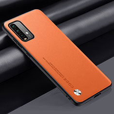 Xiaomi Redmi 9 Power用ケース 高級感 手触り良いレザー柄 S01 Xiaomi オレンジ