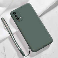 Xiaomi Redmi 9 Power用360度 フルカバー極薄ソフトケース シリコンケース 耐衝撃 全面保護 バンパー YK6 Xiaomi モスグリー