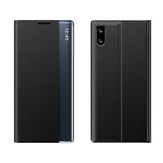 Xiaomi Redmi 9A用手帳型 レザーケース スタンド カバー Q04H Xiaomi ブラック