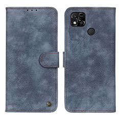 Xiaomi Redmi 9C用手帳型 レザーケース スタンド カバー N03P Xiaomi ネイビー