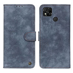 Xiaomi Redmi 9C NFC用手帳型 レザーケース スタンド カバー N03P Xiaomi ネイビー