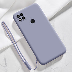 Xiaomi Redmi 9C NFC用360度 フルカバー極薄ソフトケース シリコンケース 耐衝撃 全面保護 バンパー YK3 Xiaomi ラベンダーグレー