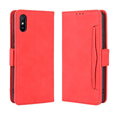 Xiaomi Redmi 9i用手帳型 レザーケース スタンド カバー BY3 Xiaomi レッド