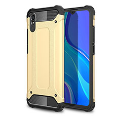 Xiaomi Redmi 9i用ハイブリットバンパーケース プラスチック 兼シリコーン カバー WL1 Xiaomi ゴールド