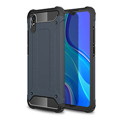 Xiaomi Redmi 9i用ハイブリットバンパーケース プラスチック 兼シリコーン カバー WL1 Xiaomi ミッドナイトネイビー