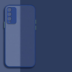 Xiaomi Redmi 9T 4G用ハイブリットバンパーケース クリア透明 プラスチック カバー P01 Xiaomi ネイビー