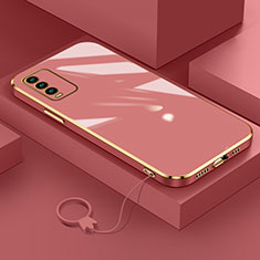 Xiaomi Redmi 9T 4G用極薄ソフトケース シリコンケース 耐衝撃 全面保護 S02 Xiaomi レッド