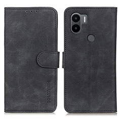 Xiaomi Redmi A1 Plus用手帳型 レザーケース スタンド カバー K03Z Xiaomi ブラック